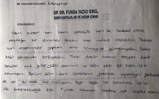 Eğer böyle bir sıkıntınız var ise ilk başvuracağınız kişi Funda hanımdır.