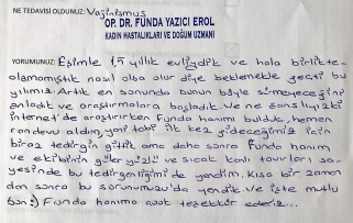 Ve işte mutlu son.